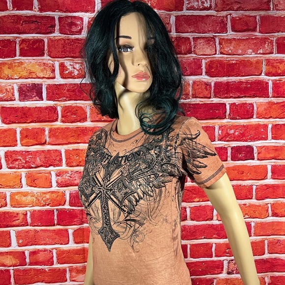 Affliction Women’s T-Shirt - Picture 3 of 6